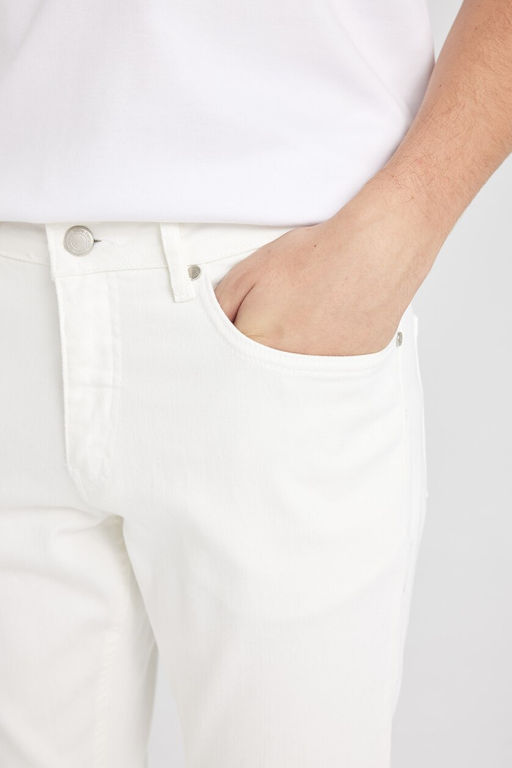 Pedro Slim Fit Джинсовые брюки узкого кроя с нормальной талией и узкими штанинами - Defacto фото 10