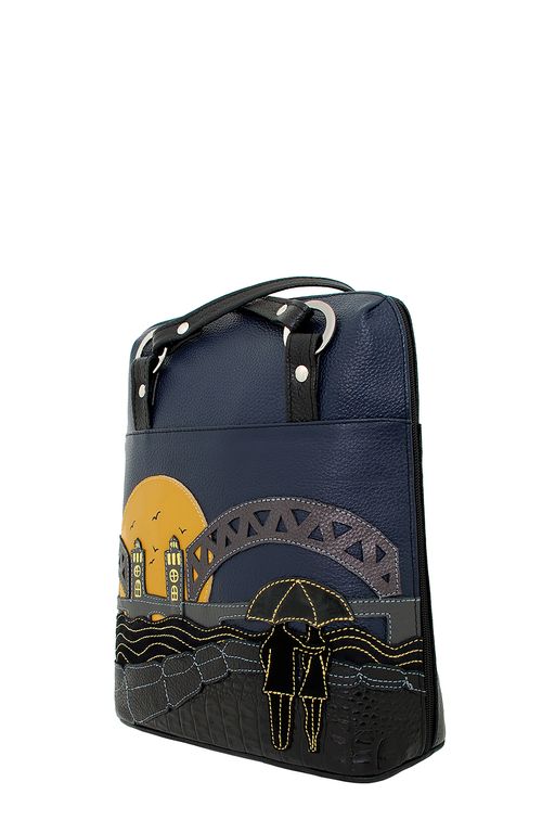 Сумка с аппликацией ДС-226-246 черный