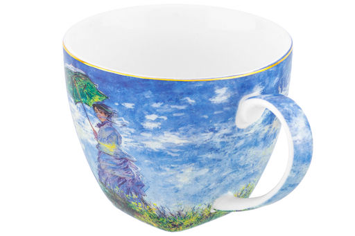 Чашка 250 мл с блюдцем для десерта 20*10*2 см Прогулка NEW BONE CHINA - Elan gallery фото 30