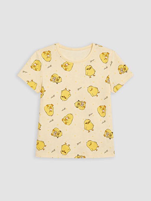 K?z ?ocuk ?ortlu Pijama Tak?m?