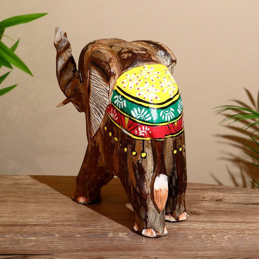 Сувенир «Слон», 26×10×24 см, дерево албезия