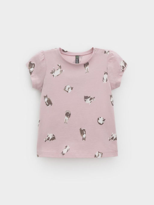 КР 302455/розово-бежевый 2706 Н082 к639 фуфайка (футболка) д/дев яс