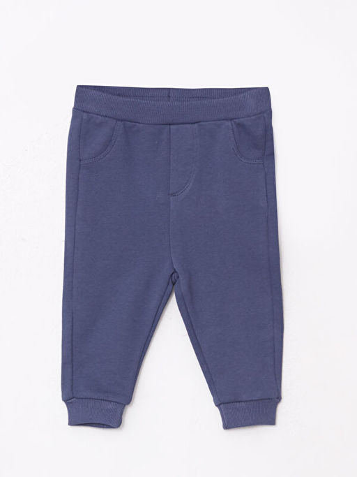 Bisiklet Yaka Uzun Kollu Bugs Bunny Bask?l? Erkek Bebek Sweatshirt ve Pantolon 2li Tak?m - Waikiki фото 3