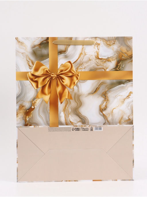 Пакет подарочный «Бант», 40×49×19 см