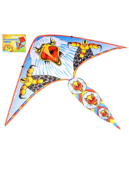Воздушный змей Орёл, большие лапы, с леской - Funny toys фото 3