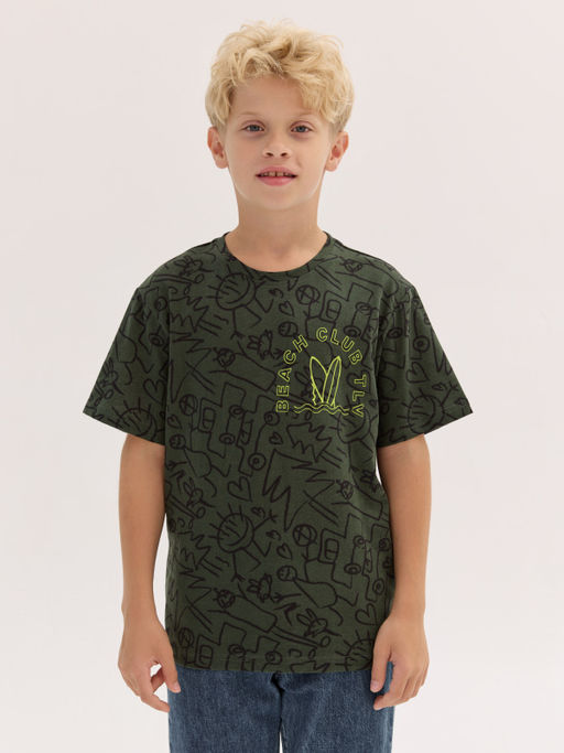 CHILLEASY 220012C-36 Футболка для мальчика, Хаки