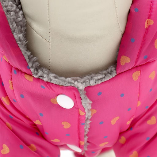 Комбинезон нежный путь на меховом подкладе, размер L (ДС 35, ОШ 35, ОГ 45 см), розовый - Simaland фото 8