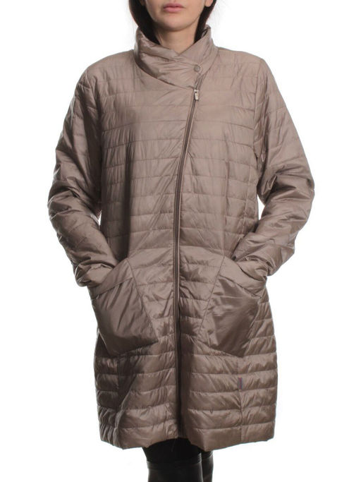 K-532 BEIGE Куртка демисезонная стеганая женская (70 гр. холлофайбер) - Fashion фото 3