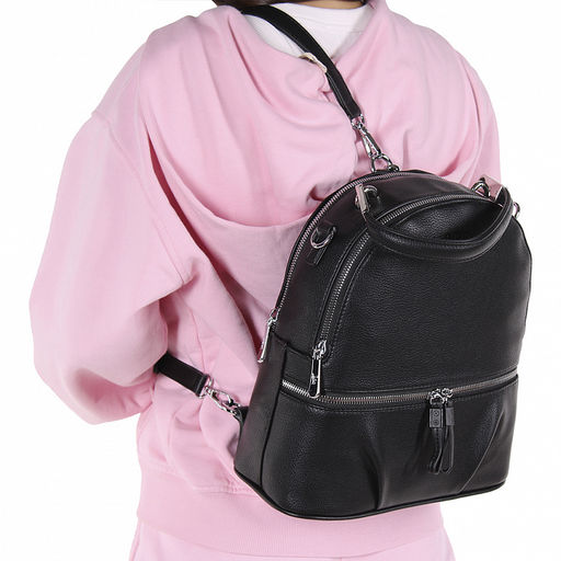 Рюкзак 69135 black Velina Fabbiano-Safenta