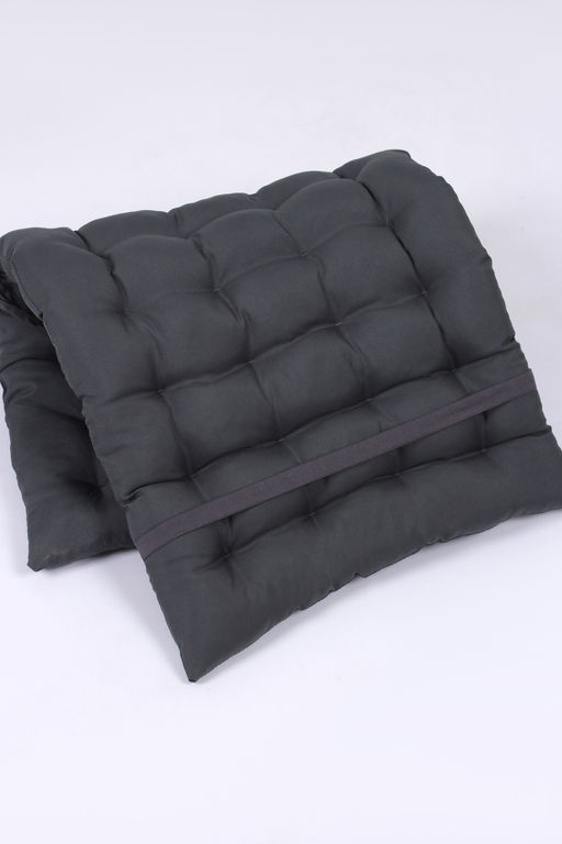 Подушка на стул со спинкой матрас подушка для кресла, 85х42х5 см на резинке и с завязками - Bio-line фото 69