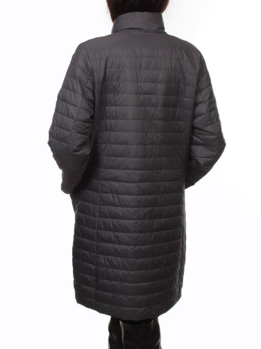 K-532 DK. GRAY Куртка демисезонная стеганая женская (70 гр. холлофайбер) - Fashion фото 8