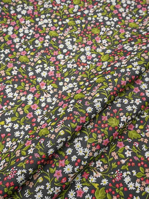 Бязь "Весенний мильфлер", ш.1.5м, хлопок-100%, 120гр/м.кв