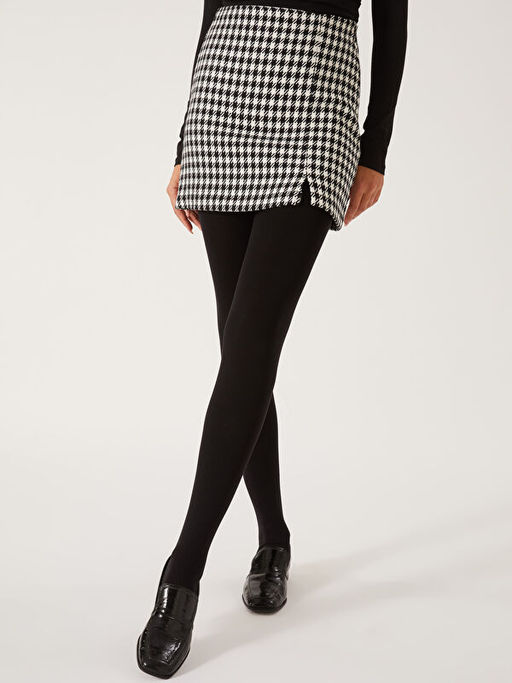 Kad?n D?z ??i Polarl? K?lotlu ?orap