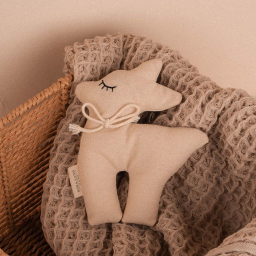 Цена за 2 шт. Мягкая игрушка Оленёнок, 15 см, цвет бежевый, с бантиком - Simaland фото 5