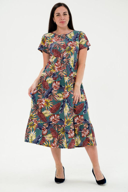 Платье женское из кулирки Кармелита осень - Амадэль фото 2