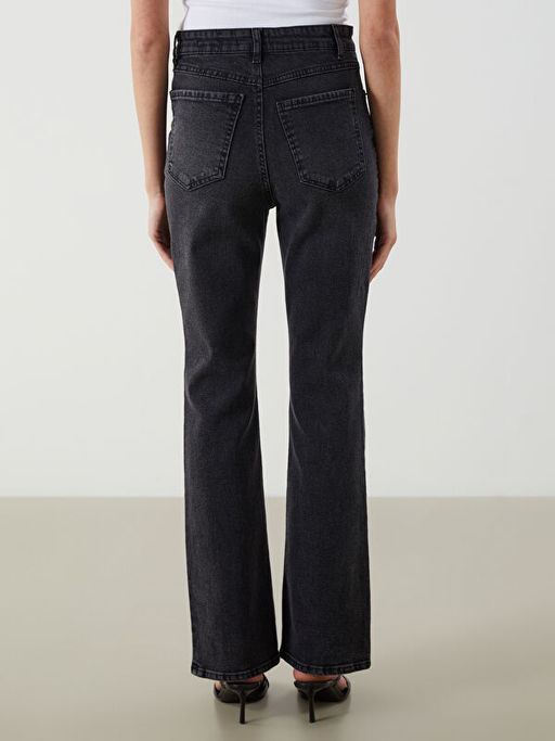 Dar Fit Flare Kad?n Jean Pantolon