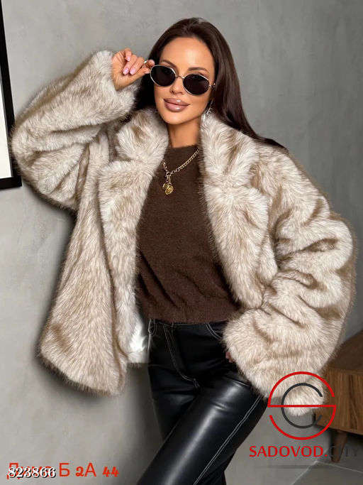 Шуба женская из искусственного меха