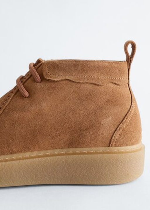 Botas tipo desert con plataforma