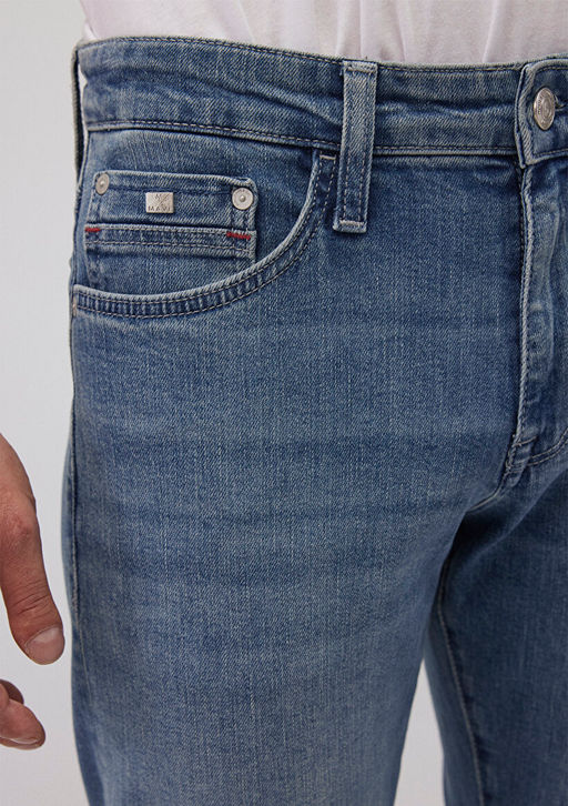 Hunter Mavi Premium Puslu Indigo Mavisi Jean Pantolon