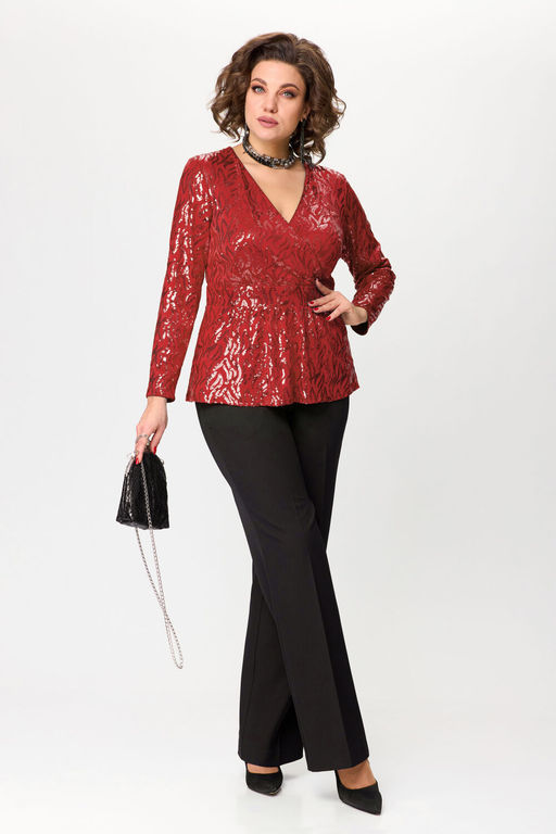 Костюм LADY SECRET 2976 рубиновый/черный