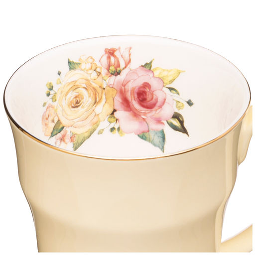 КРУЖКА LEFARD ВРЕМЕНА ГОДА 350 МЛ ЖЕЛТАЯ  фото 3