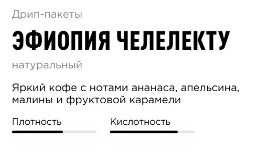 Дрип-пакеты Эфиопия Челелекту - Tasty coffee фото 2