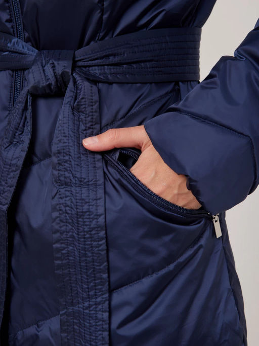 Пальто женское 1241123010 blue - Eleganzza фото 7