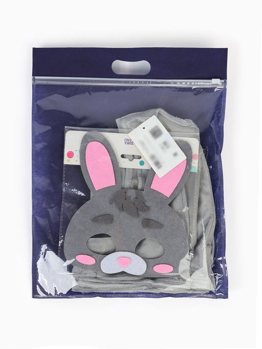 Карнавальный костюм "Зайчик", жилет, шорты, маска фетр, рост 92-116 см