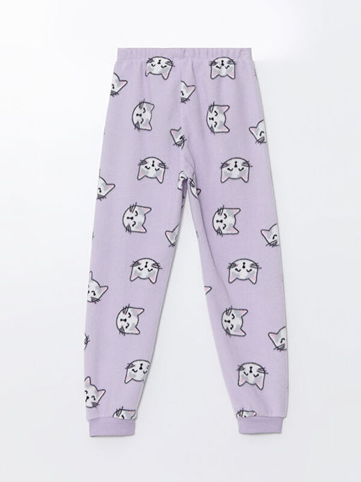 Beli Lastikli Polar K?z ?ocuk Pijama Alt