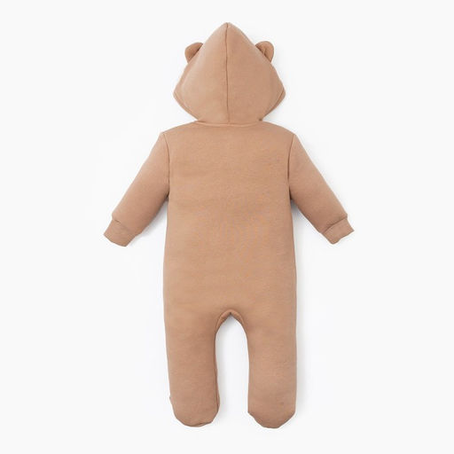 Комбинезон с капюшоном Крошка, Я BASIC LINE, рост 74-80 см, коричневый - Крошка я фото 8