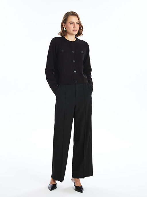 Bisiklet Yaka Kad?n Triko H?rka