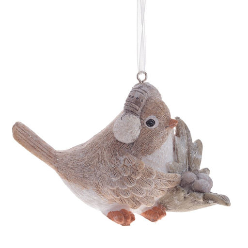 Фигурка декоративная "Птичка", L7 W8 H8 см, 3в.