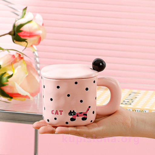 Кружка Pink cat - Купи слона фото 3
