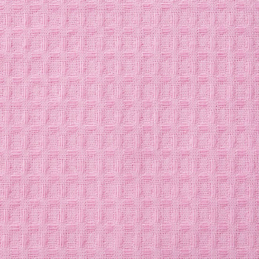 Полотенце вафельное банное Экономь и Я 80х150 см, цвет розовый 100%хл, 200 гр/м2  фото 2