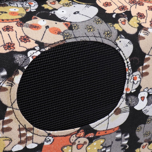 Сумка-переноска каркасная Кошки, размер L, 53 х 21 х 29 см - Пижон фото 6