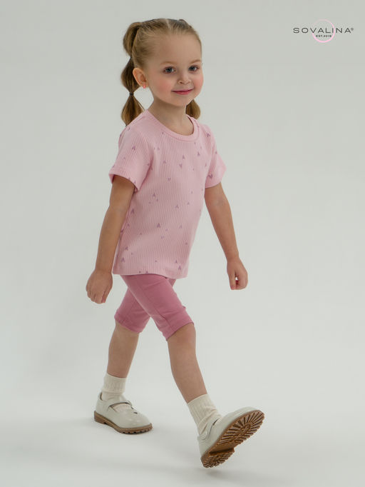 Костюм Актив лиловые сердечки-сухая роза - Sovalina фото 16