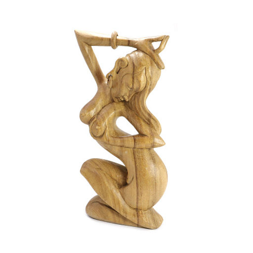 Статуэтка абстракция Богиня любви и очарования 30см дерево Албезия - Сандаловый дом фото 2