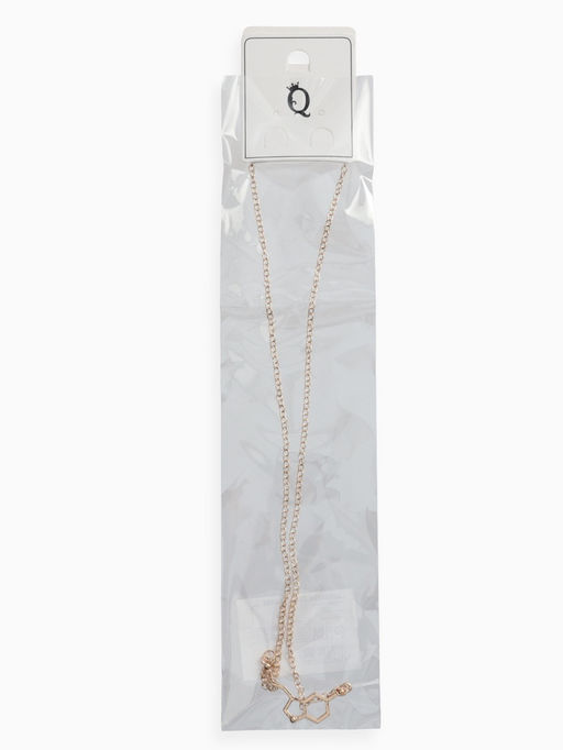 Цена за 2 шт. Кулон на цепочке "Молекула" 02, цвет золото