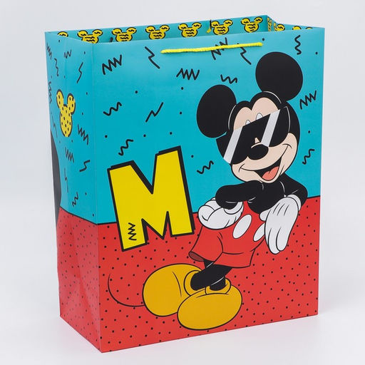 Пакет подарочный, 40 х 49 х 19 см Поздравляю!, Микки Маус - Disney фото 2