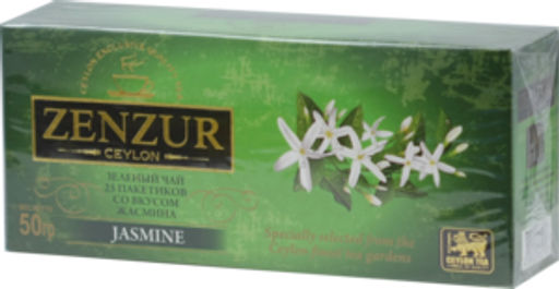 Zenzur. Зеленый с жасмином карт.пачка, 25 пак.