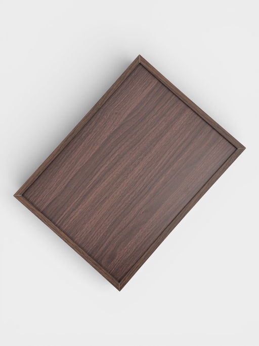 Подносы Доляна, набор 3 шт., 40×30 см, 35×25 см, 30×20 см, дерево, коричневые