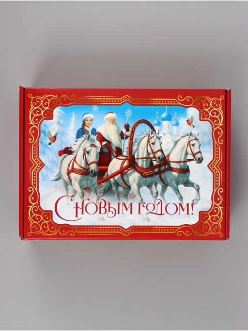 Коробка подарочная, самосборная «Красная сказка»,30.7×22×9.5 см