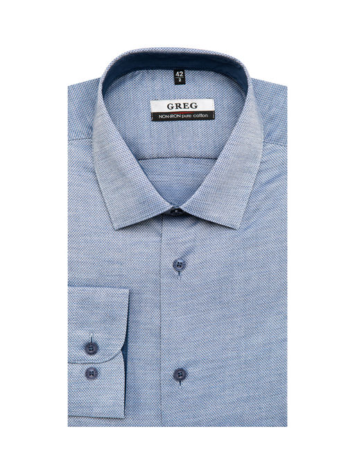 Сорочка мужская длинный рукав GREG 213/231/8673/Z/1  фото 2