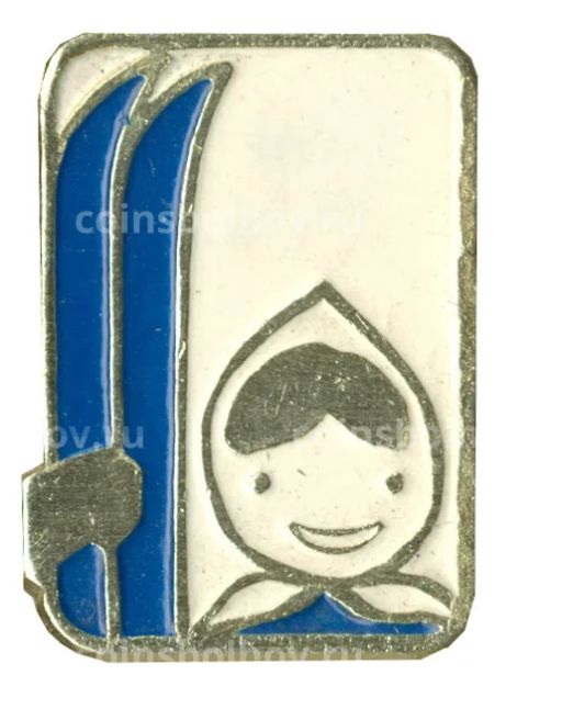 Значок Лыжница