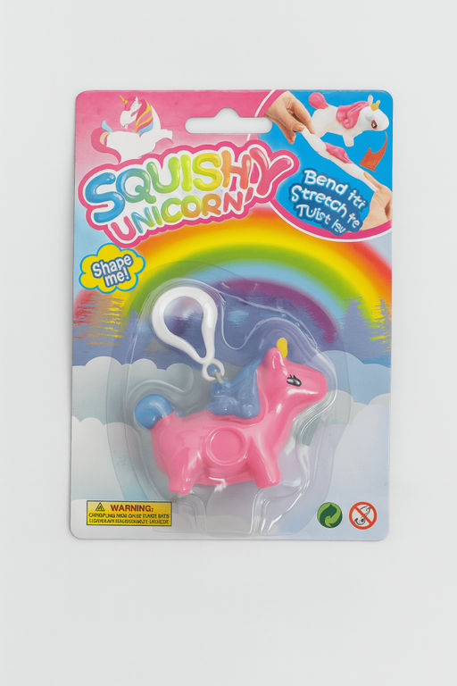 Брелок мялка - антистресс Souishy unicorn, pink