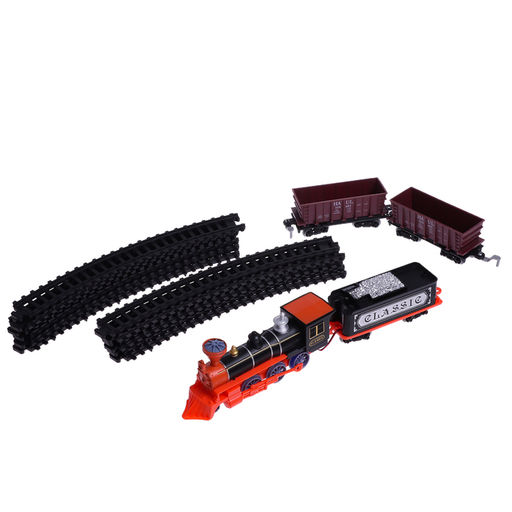 Железная дорога Паровоз, со светозвуковыми эффектами, протяжённость пути 3,25 м, МИКС - Автоград фото 10