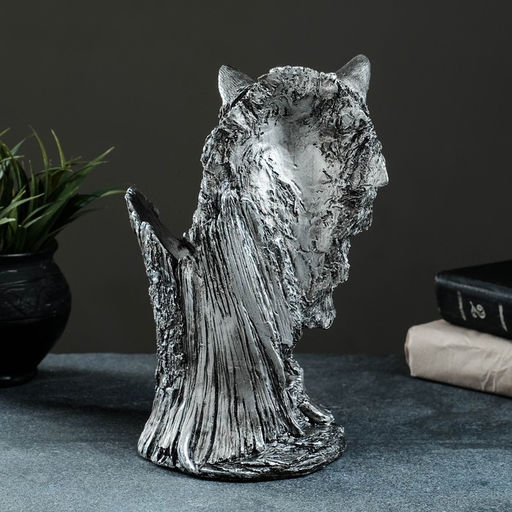 Подставка под бутылку «Волк», 25×17×13 см, под сталь