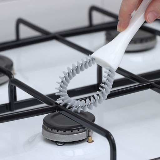 Щётка для чистки посуды и решёток-гриль Raccoon, круг, 195.52 см, белая фото 5