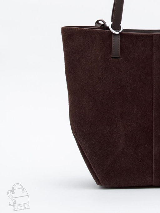 Сумка женская кожаная 2403YF d.coffee Polina&Eiterou  в Новосибирске