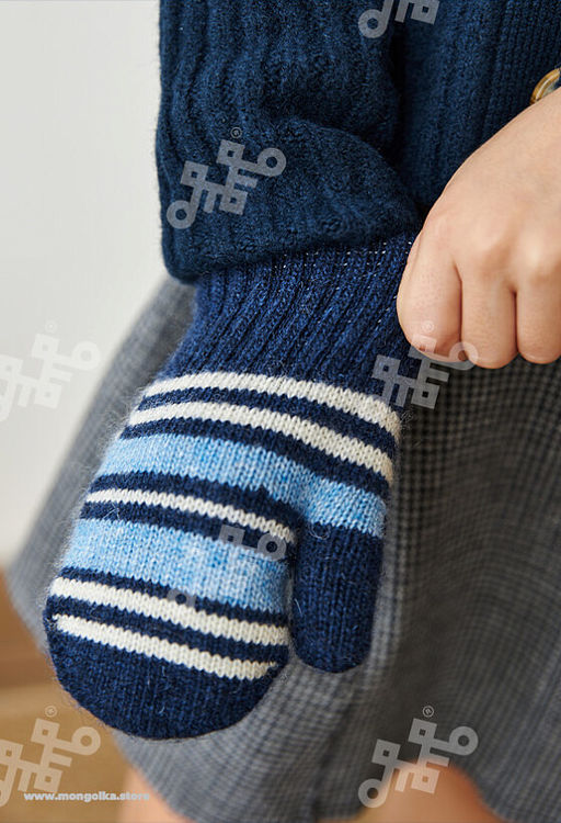 Шерстяные варежки (арт. 04155) - Тод оймс ххк фото 5